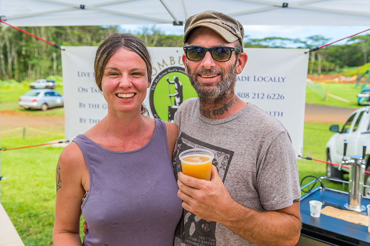Kombucha-02 Bettina Kluensch and Narayan Dass of Kauai Island Kombucha. Daniel Lane photo