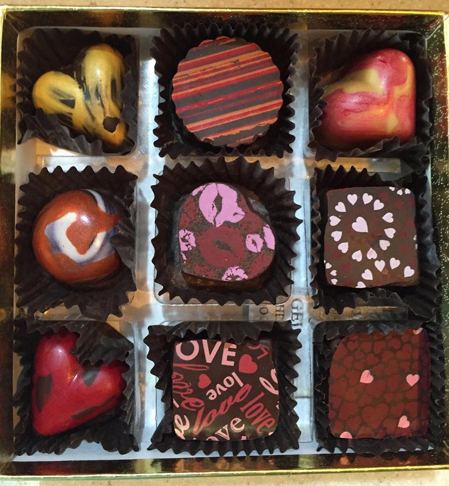 Papalani Gelato will have their special spicy chocolate gelato and a collection of special Valentine’s Chocolates. Photo contributed by Papalani Gelato.