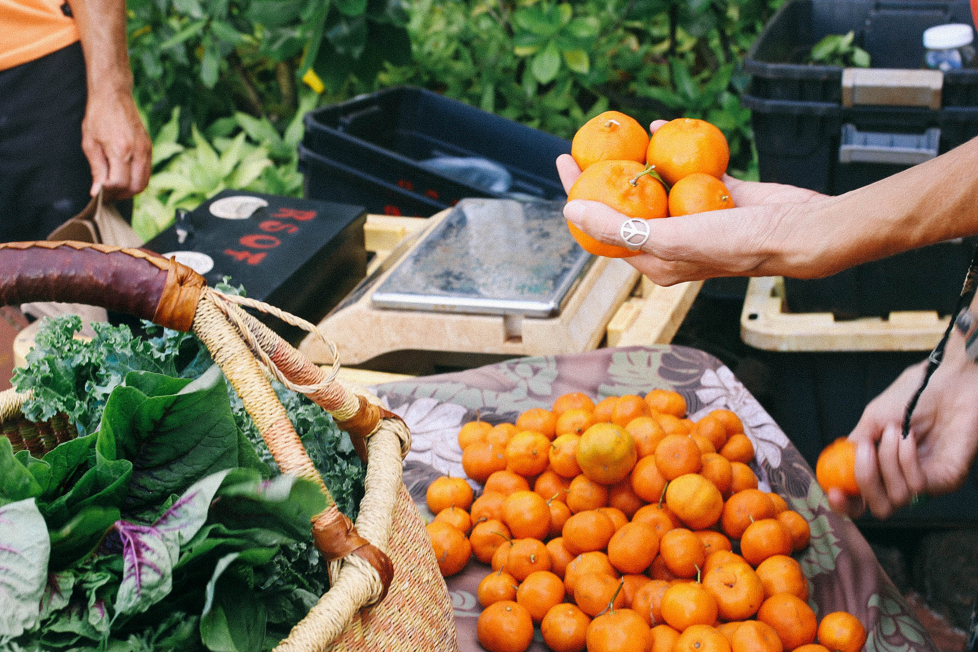Market goods on Kauai, Hawaii