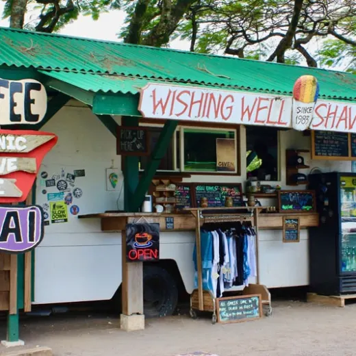 a store front at day